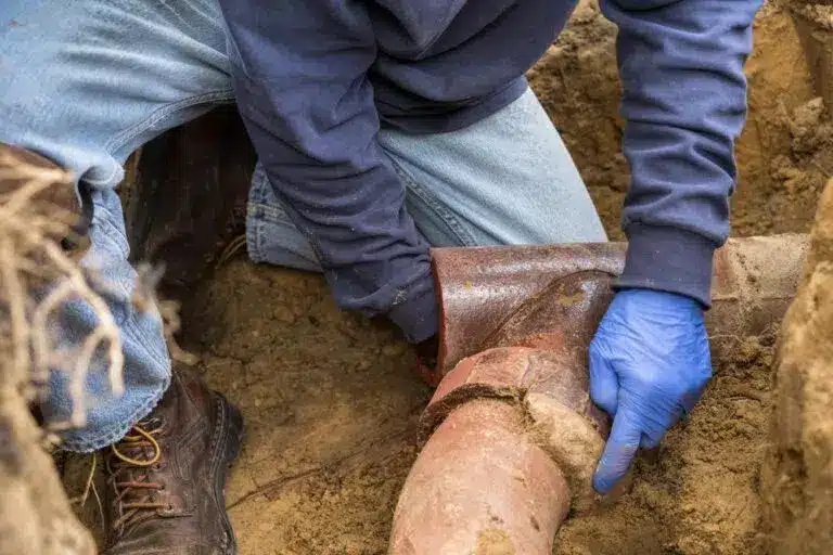 Sewer line replacement pipe repair